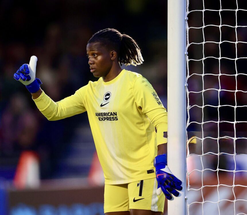 Chiamaka Nnadozie earns WSL team of the season spot after standout Brighton campaign‎