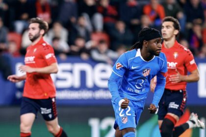 Ademola Lookman scores as Atletico Madrid defeat Osasuna 2-1