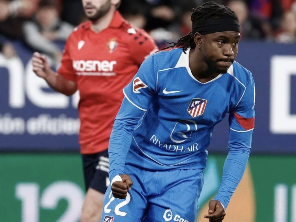 Ademola Lookman scores as Atletico Madrid defeat Osasuna 2-1