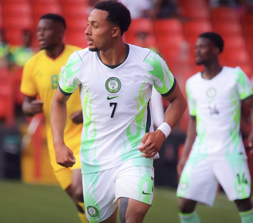 Femi Azeez eyes Premier League move after scoring twice on Super Eagles debut
