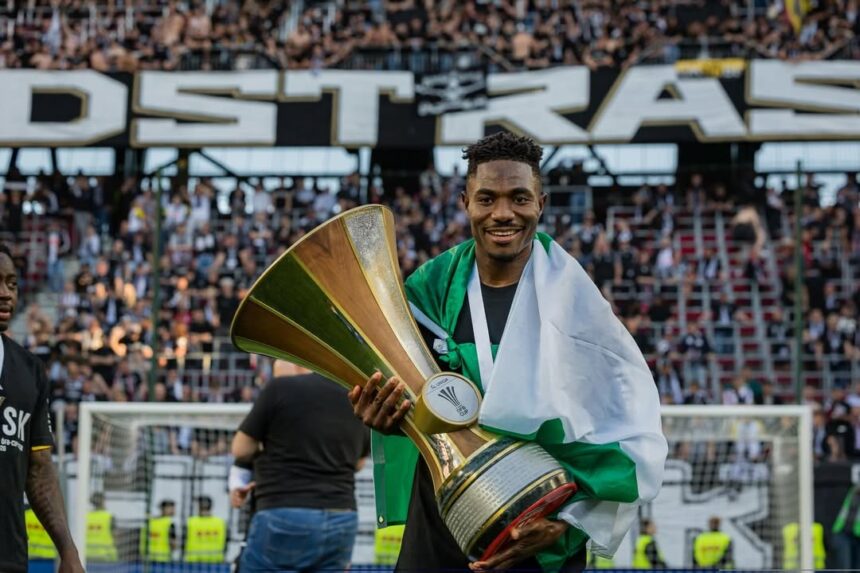 Moses Usor, two other Nigerians clinch Austrian Bundesliga title with LASK