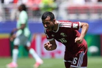 ‎Boualem Khoukhi scores late equaliser as Qatar earn historic first World Cup point against Switzerland‎