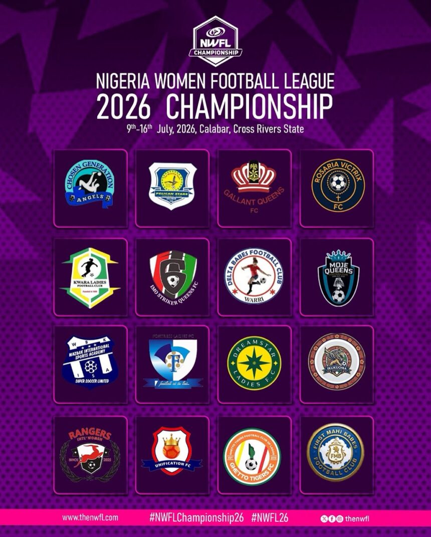 2026 NWFL Championship draw sets stage for promotion battle in Calabar