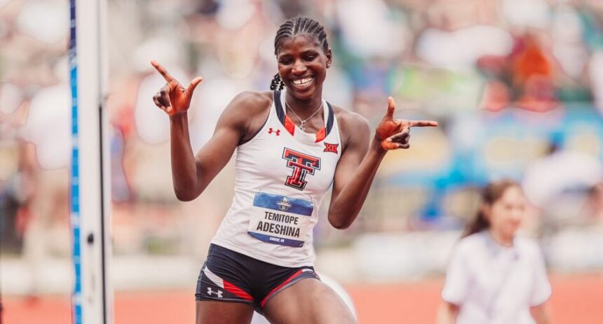 Temitope Adeshina named Bowerman semifinalist after historic collegiate season