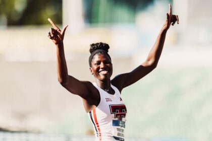 Temitope Adeshina claims first NCAA Outdoor high jump title