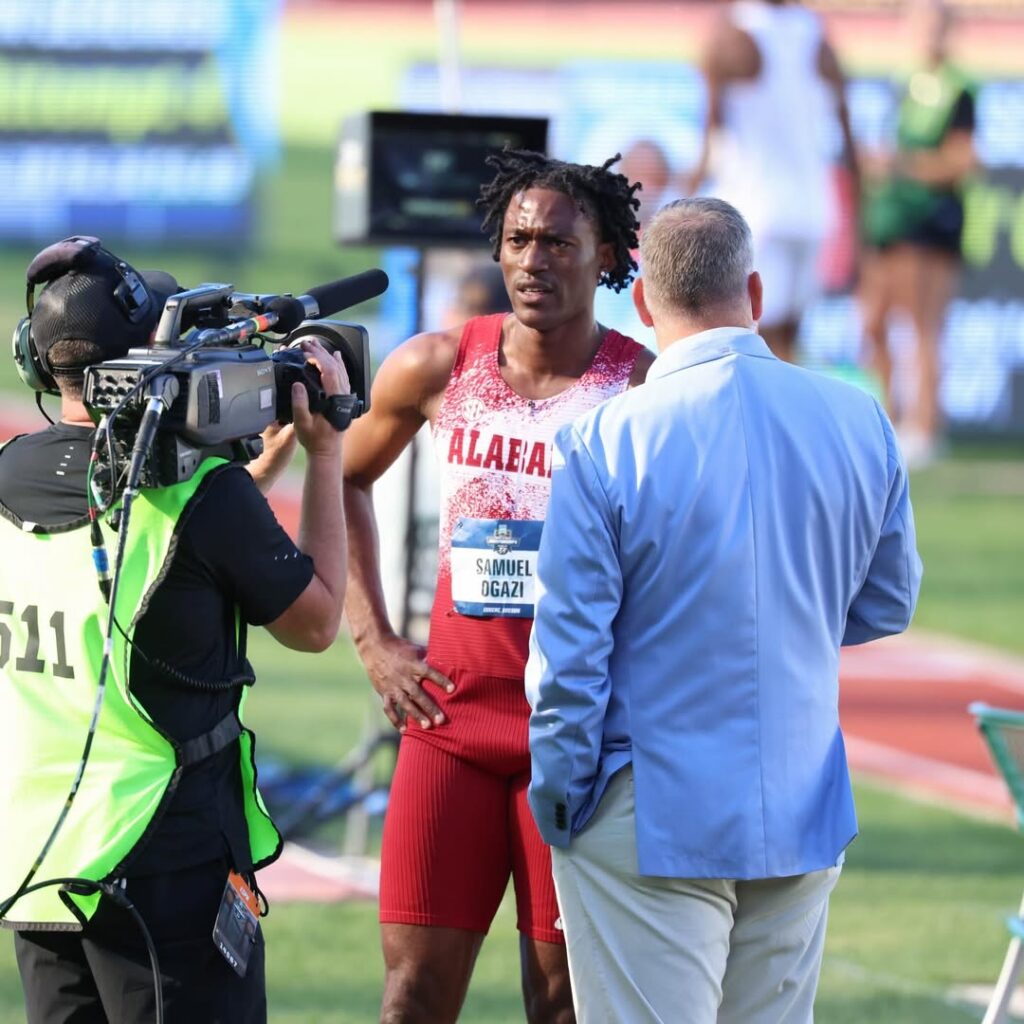 Nigerian record holder Samuel Ogazi turns professional after historic NCAA career