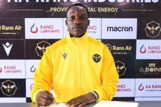‎Mustapha Jibrin signs for Ranchers Bees FC from Kano Pillars ahead of NPFL return
