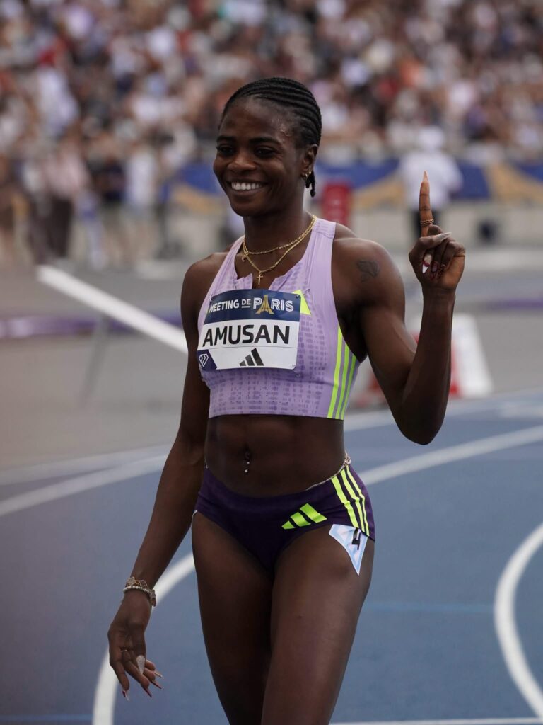 Amusan unfazed by pressure after Paris Diamond League win, eyes Prefontaine Classic