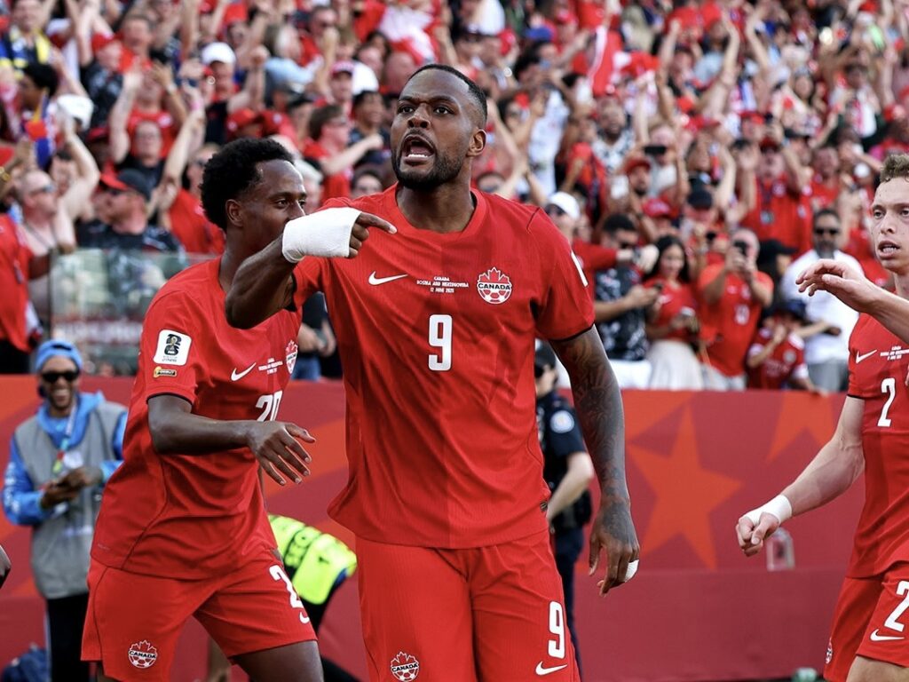 Super-sub Cyle Larin earns Canada historic point in World Cup opener
