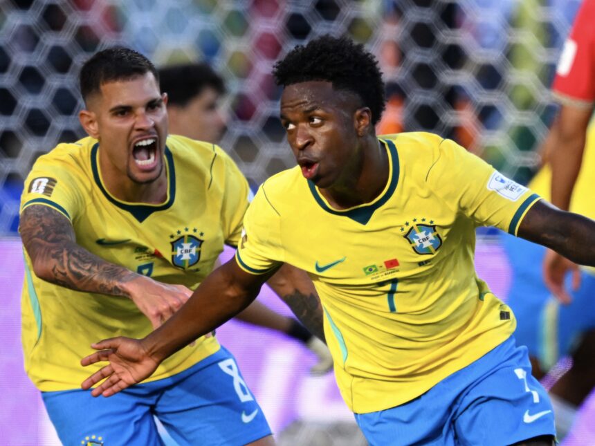 Vinicius Junior nets equaliser as Brazil draw 1-1 with Morocco in World Cup opener