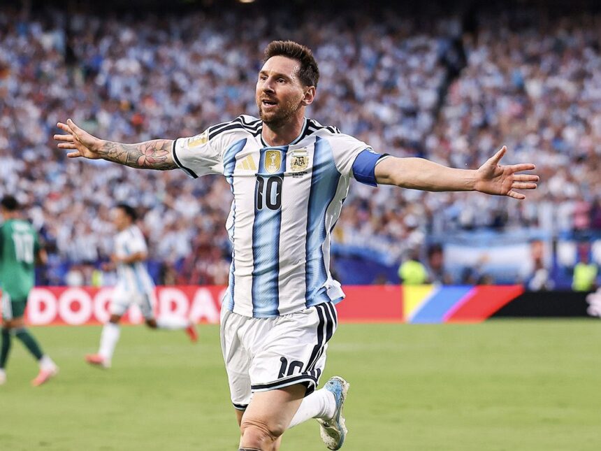 Lionel Messi becomes joint top World Cup scorer with hat-trick in Argentina’s 3-0 win over Algeria