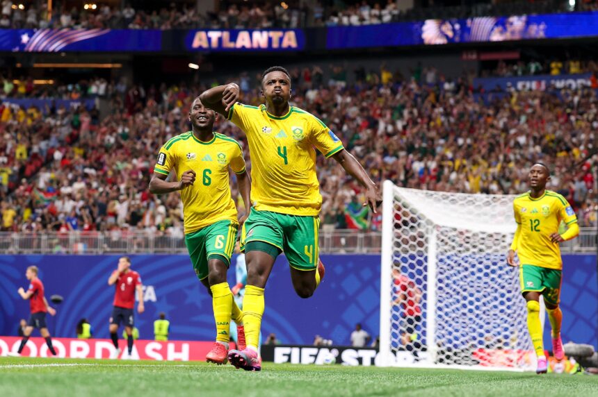 2026 World Cup: Teboho Mokoena scores late penalty as South Africa draw 1-1 with Czechia