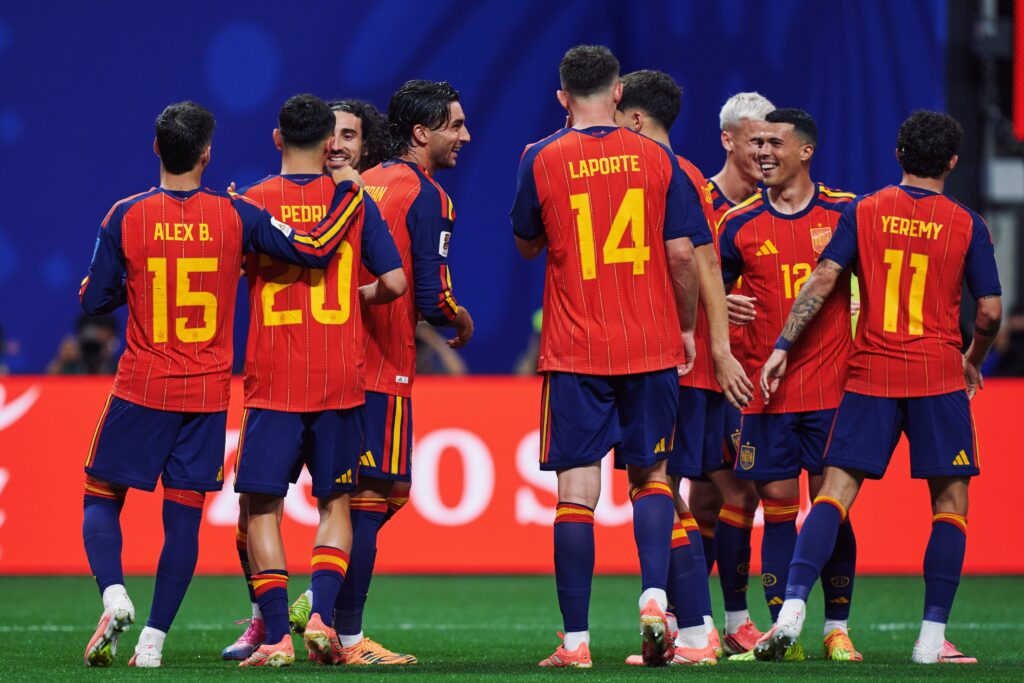 Lamine Yamal scores first World Cup goal as Spain thrash Saudi Arabia 4-0 39 Lamine Yamal scores first World Cup goal as Spain thrash Saudi Arabia 4-0