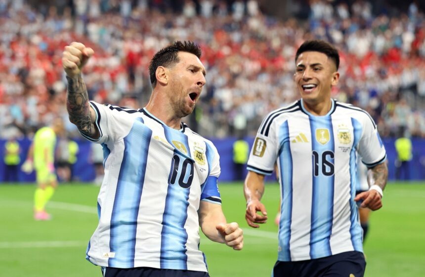 Lionel Messi becomes all-time World Cup top scorer, leads Argentina to 2-0 win over Austria