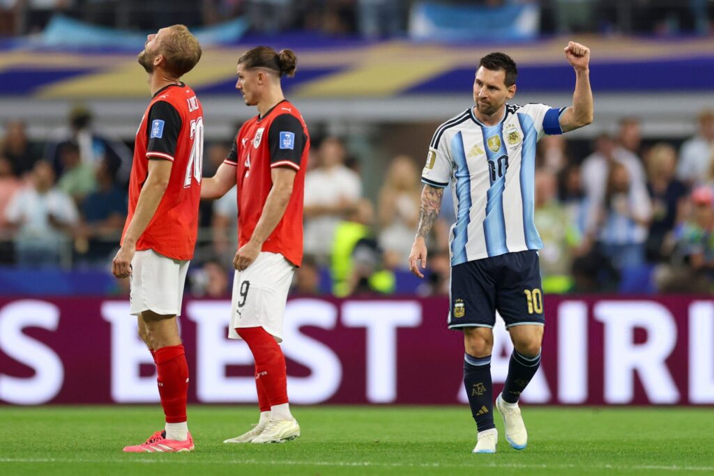 Lionel Messi becomes all-time World Cup top scorer, leads Argentina to 2-0 win over Austria