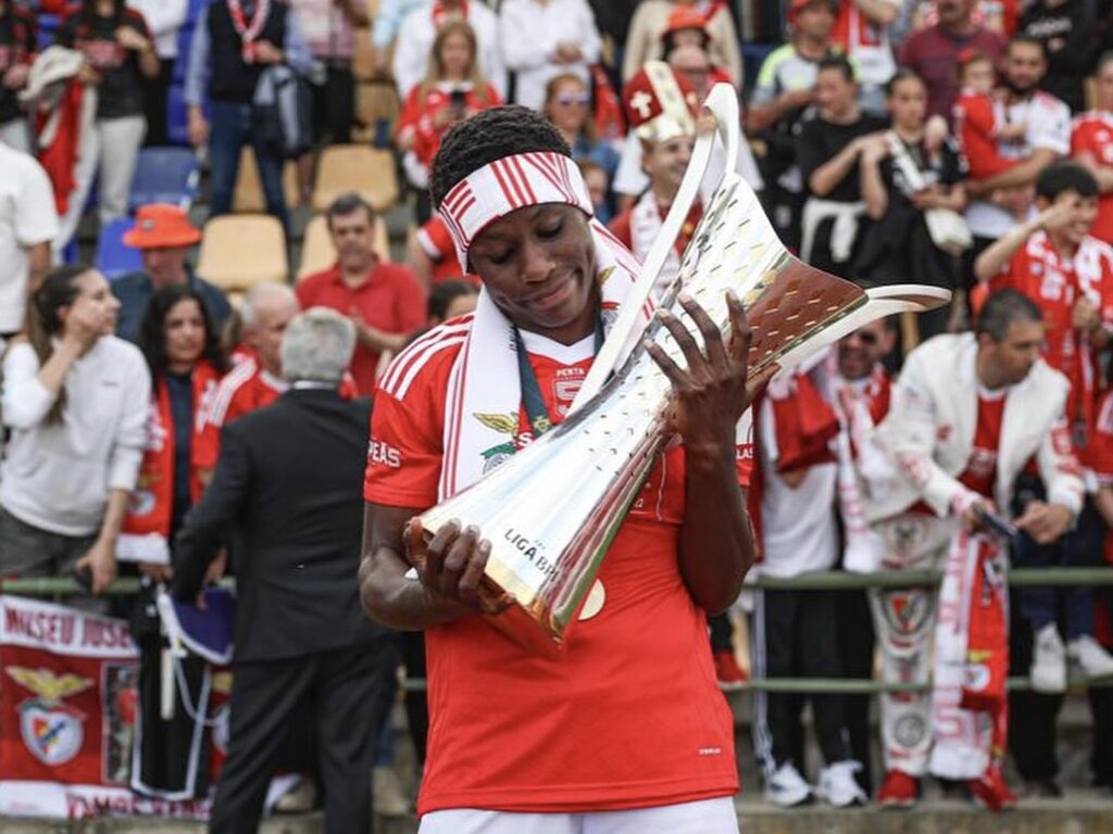 Christy Ucheibe bids emotional farewell to Benfica after trophy-laden six-year spell