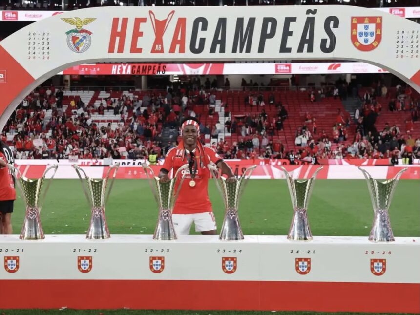 Christy Ucheibe bids emotional farewell to Benfica after trophy-laden six-year spell