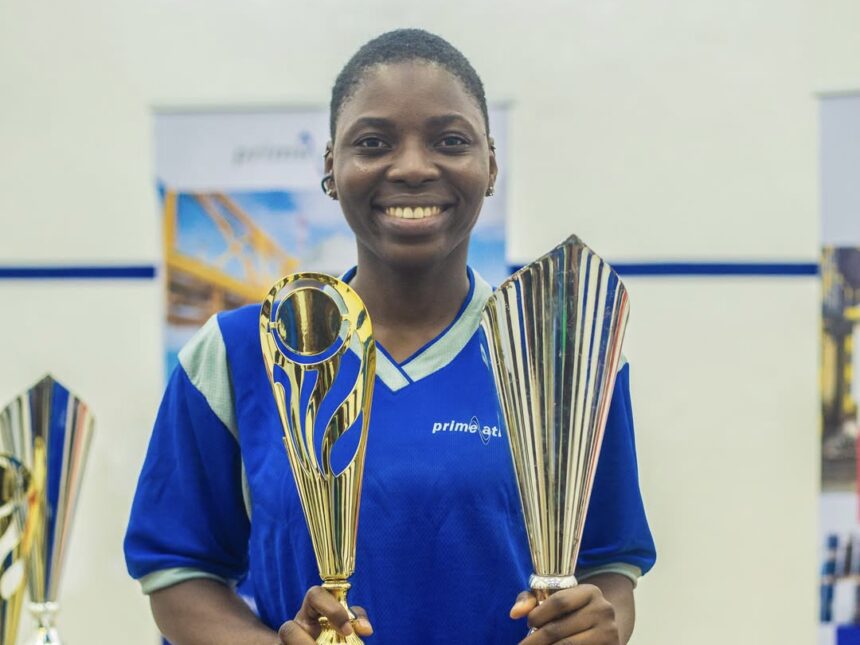 Nigeria’s No. 1 Rofiat Abdulazeez retains Prime Atlantic Squash Open Women’s title