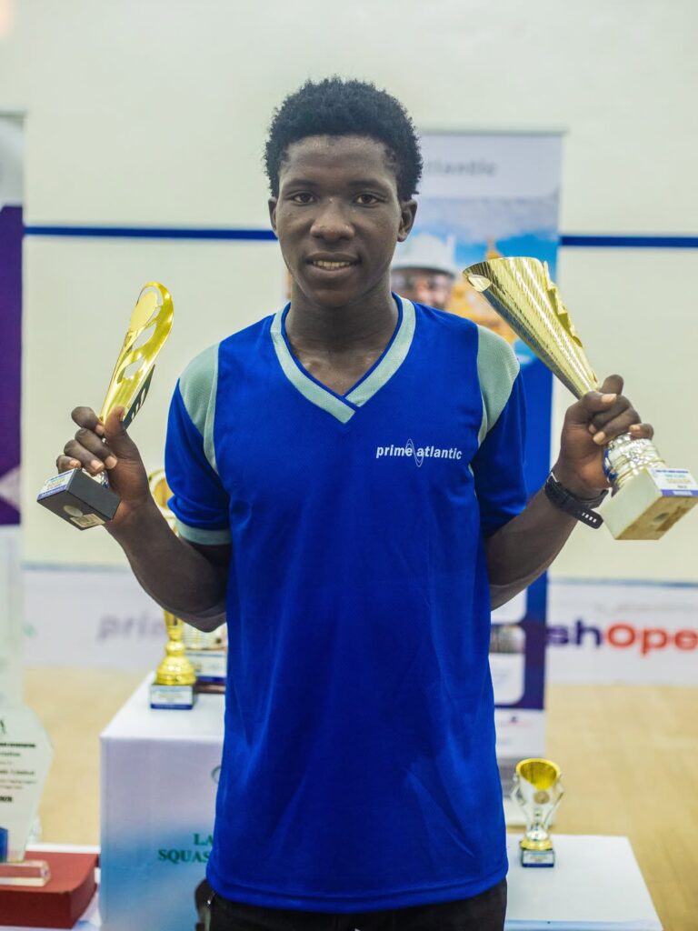 2026 Prime Atlantic Squash Open: Quadri Yusuf retains U-19, senior Men’s titles