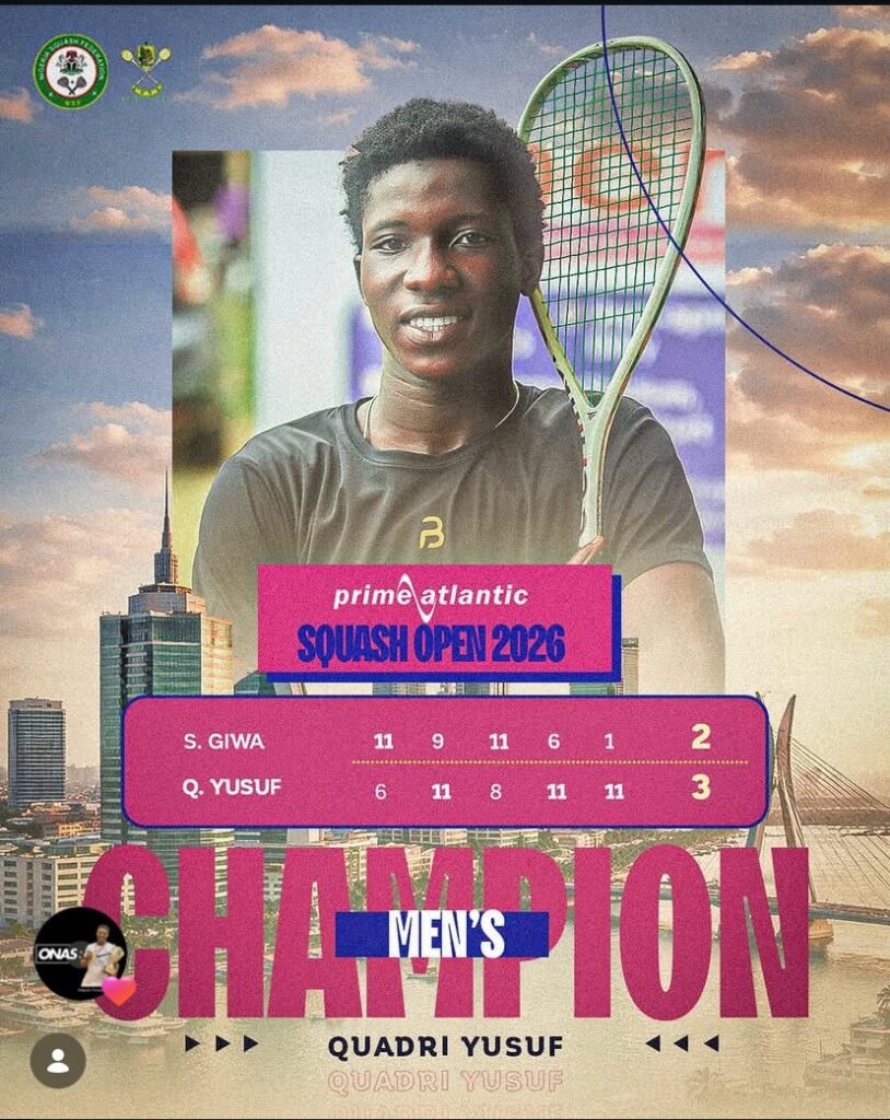 2026 Prime Atlantic Squash Open: Quadri Yusuf retains U-19, senior Men’s titles