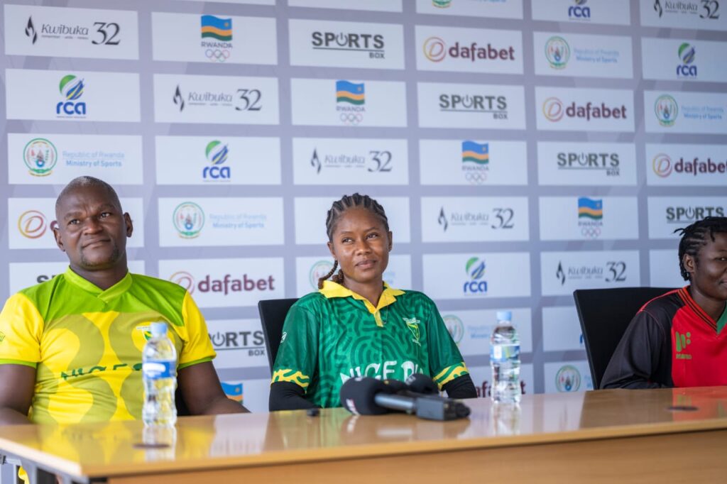 Nigeria's Female YellowGreens at Kwibuka T20 Tournament