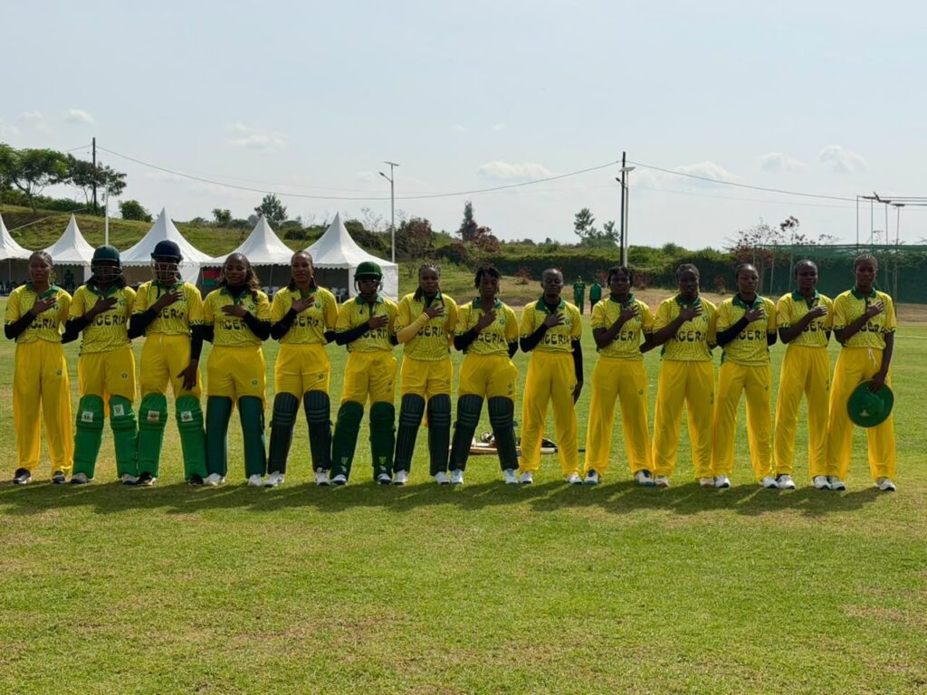 Nigeria's Female YellowGreens at Kwibuka T20 Tournament