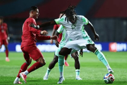 Action from Portugal vs Nigeria