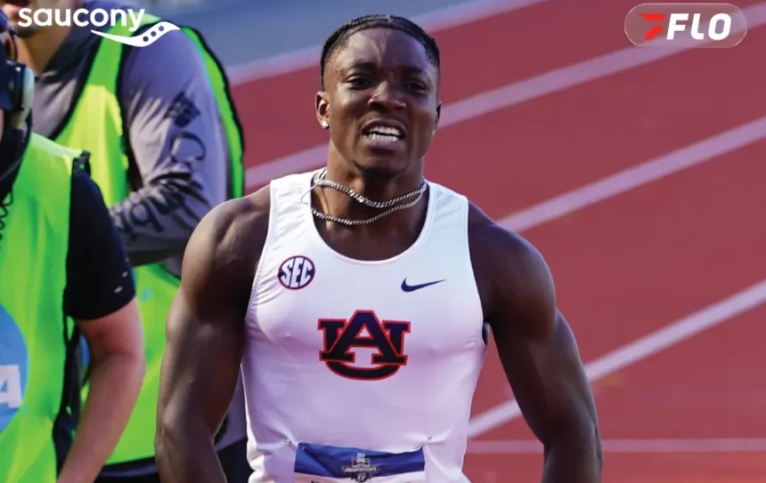 Kanyinsola Ajayi: ‘I’m different’ after storming to NCAA 100m title in 9.72s