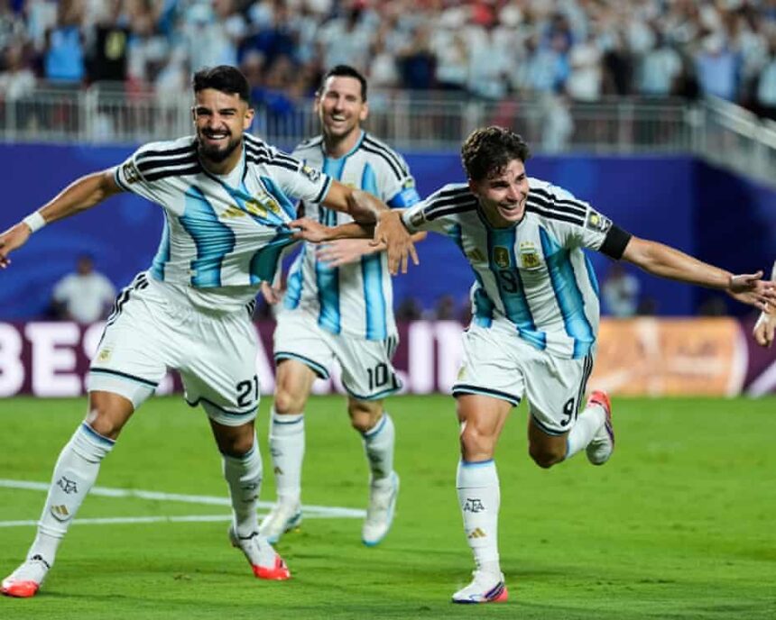 Argentina beat 10-man Switzerland 3-1 after extra time to reach World Cup semi-finals 37 Argentina beat 10-man Switzerland 3-1 after extra time to reach World Cup semi-finals