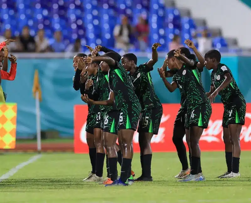 Benin 3-5 Nigeria: Flamingos qualify for 2026 FIFA U-17 Women's World Cup after Queen Joseph hat-trick 38 Benin 3-5 Nigeria: Flamingos qualify for 2026 FIFA U-17 Women's World Cup after Queen Joseph hat-trick