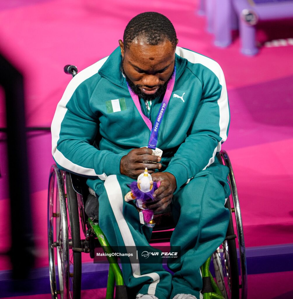 Roland Ezuruike wins Nigeria’s first medal at 2026 Commonwealth Games with powerlifting silver