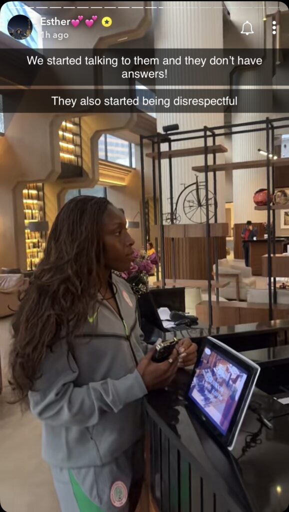 Esther Okoronkwo accuses Marriott Casablanca staff of stealing cash from Super Falcons players 40 Esther Okoronkwo accuses Marriott Casablanca staff of stealing cash from Super Falcons players