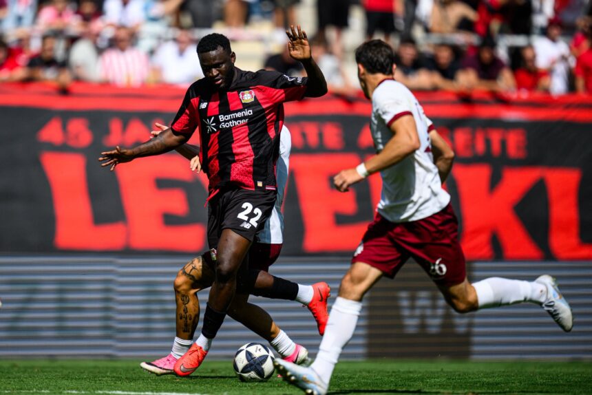 Victor Boniface continues strong pre-season form with assist in Bayer Leverkusen’s 3-1 win
