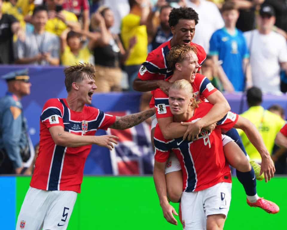 Erling Haaland brace sinks Brazil as Norway storm into World Cup quarterfinals