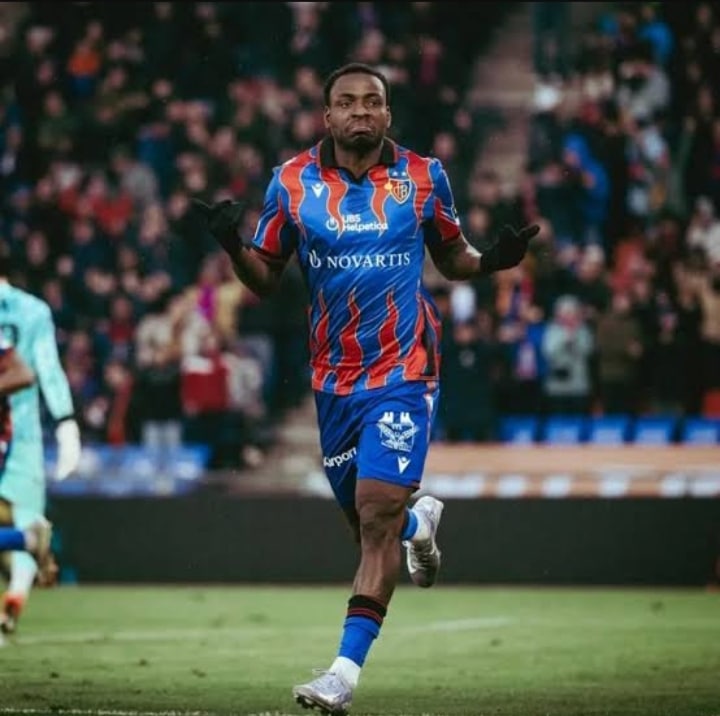 Philip Otele scores in FC Basel's 2-2 pre-season stalemate against Winterthur