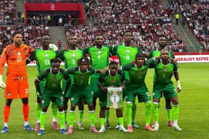 Nigeria stay 26th in FIFA ranking, drop to fourth in Africa