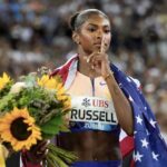 Masai Russell breaks Tobi Amusan’s 100m hurdles world record in Zurich