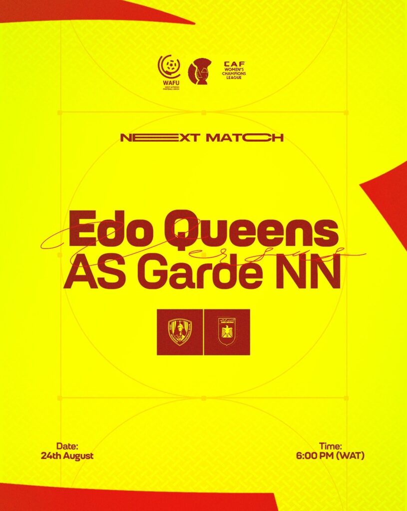 ‎Edo Queens begin WAFU-B Champions League qualification against AS GNN‎