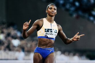 Masai Russell breaks Tobi Amusan’s 100m hurdles world record in Zurich