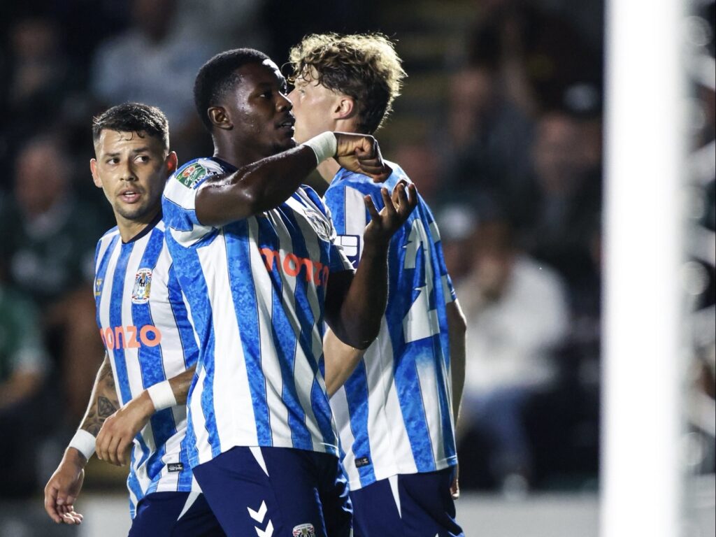 Taiwo Awoniyi scores, assists as Coventry City beat Plymouth 4-2 in Carabao Cup