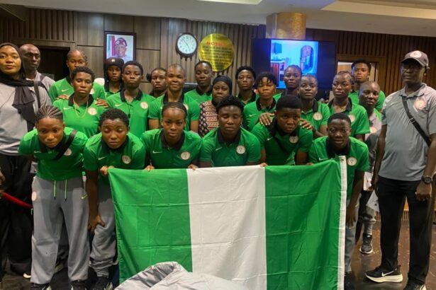 Falconets depart Nigeria for Poland ahead of 2026 FIFA U-20 Women’s World Cup