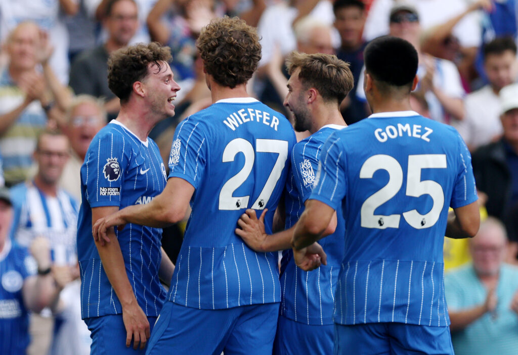 Zadok Yohanna makes Premier League debut as Brighton thrash Aston Villa 4-0