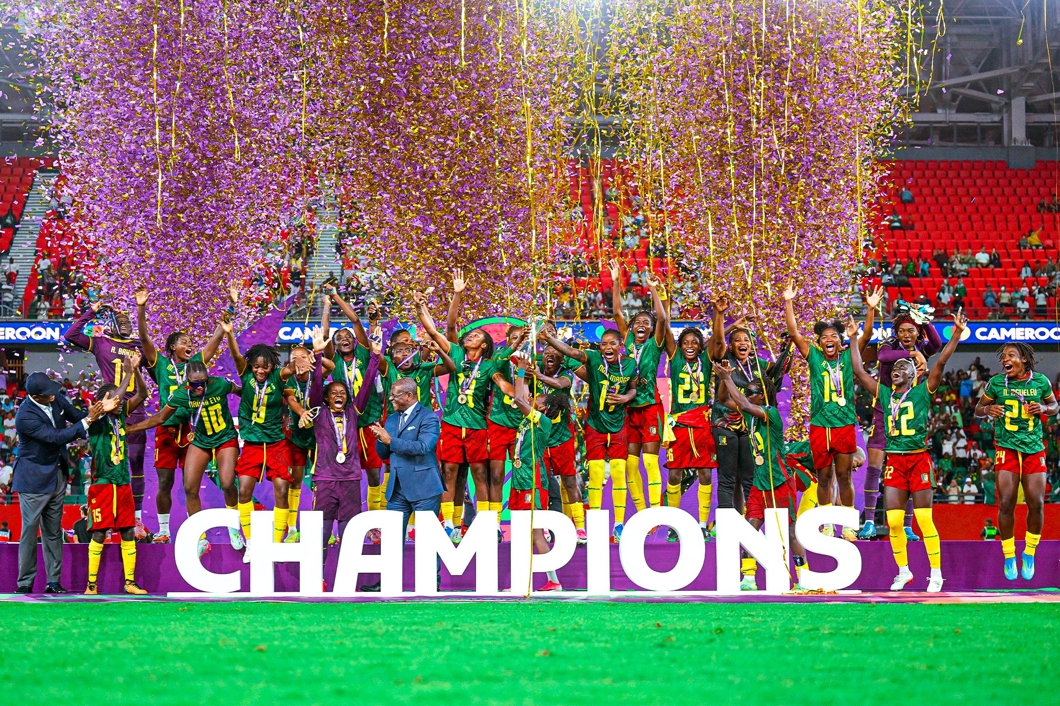 Cameroon secure 3-0 victory over Malawi to claim first-ever WAFCON trophy