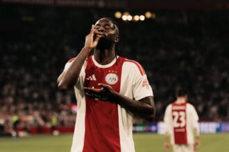 Tolu Arokodare nets brace as Ajax defeat Sion 5-3 to qualify for Conference League