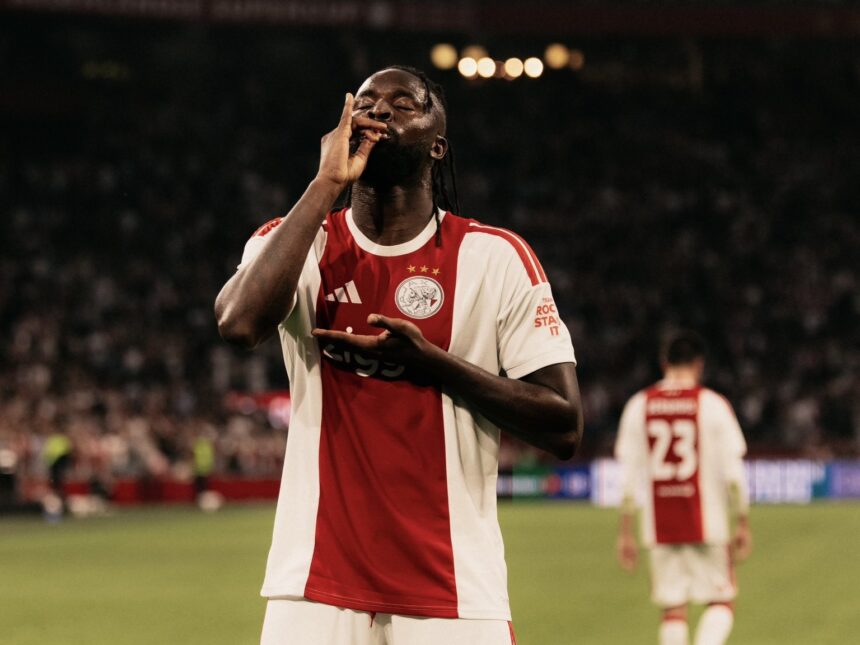 Tolu Arokodare nets brace as Ajax defeat Sion 5-3 to qualify for Conference League