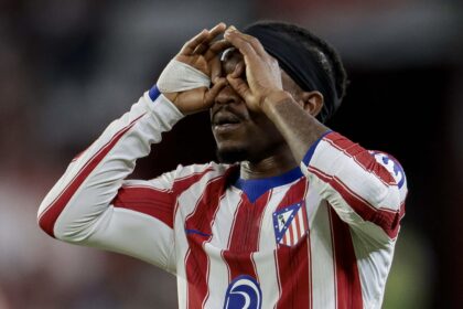 Ademola Lookman scores first goal of the season as Atletico Madrid beat Sevilla 3-1