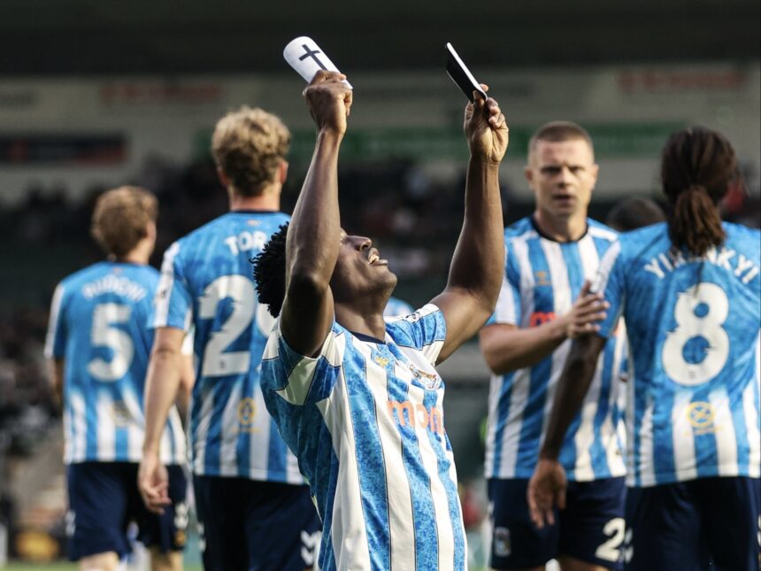 Taiwo Awoniyi scores, assists as Coventry City beat Plymouth 4-2 in Carabao Cup