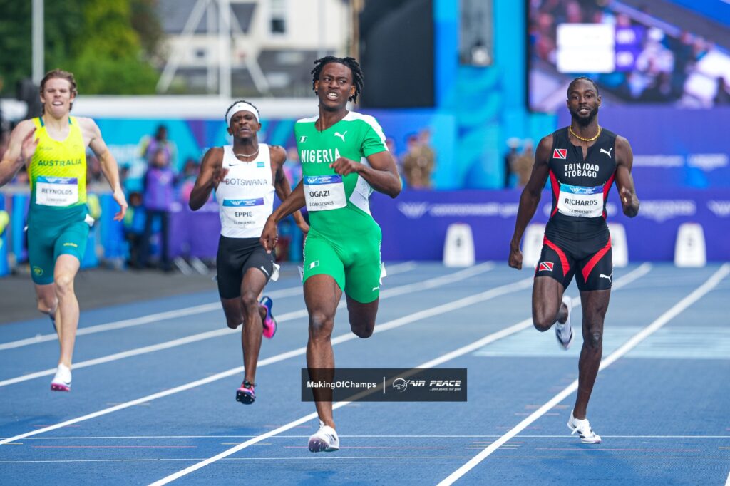 Glasgow 2026: Samuel Ogazi wins Team Nigeria’s 10th gold medal with historic 400m triumph