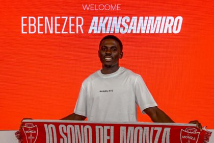Monza sign Ebenezer Akinsanmiro from Inter Milan on loan with conditional obligation to buy
