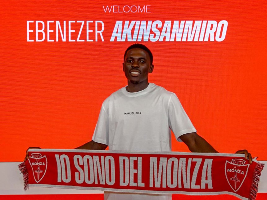 Monza sign Ebenezer Akinsanmiro from Inter Milan on loan with conditional obligation to buy